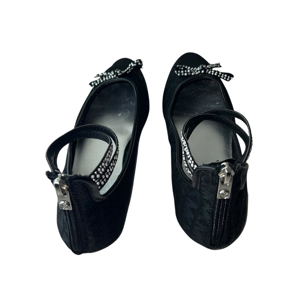 Michael Kors Black Dress Shoes with Silver Accents - Picture 4 of 10